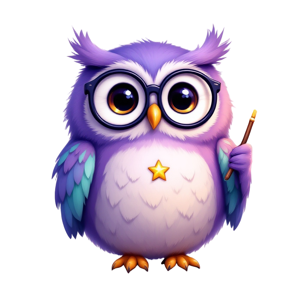 Sage the owl — your AI guide